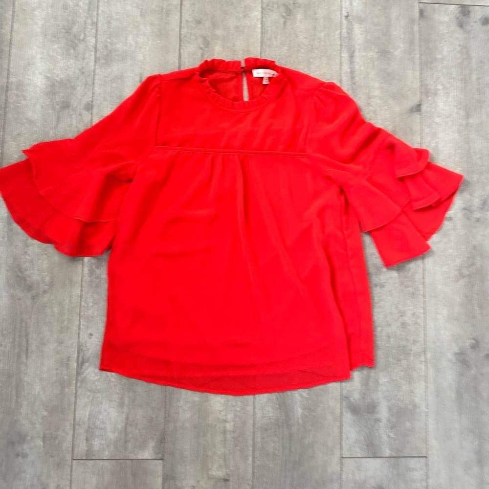 Monteau women’s red blouse size xs
